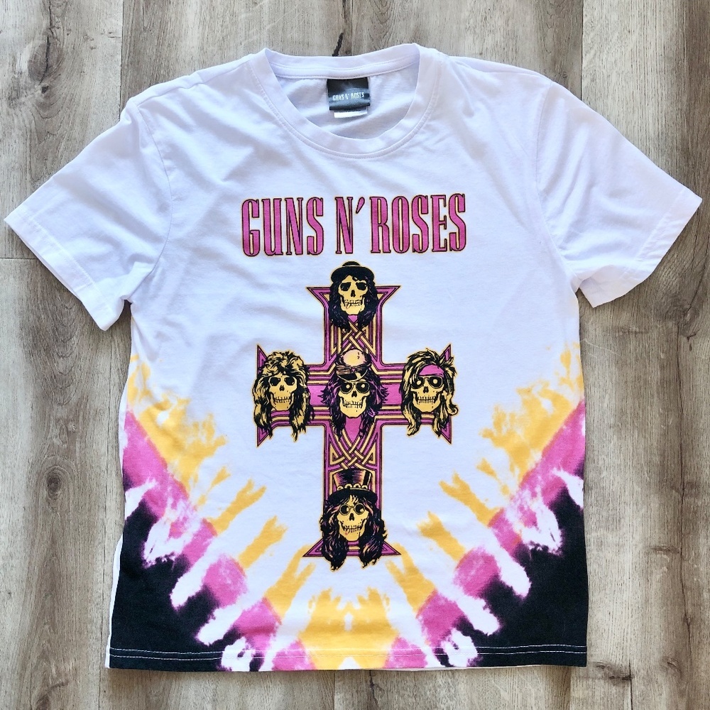 Guns N Roses T Shirt, Tie Dye T Shirt, 80s, Band, Graphic Tee, Size S - Picture 3 of 6